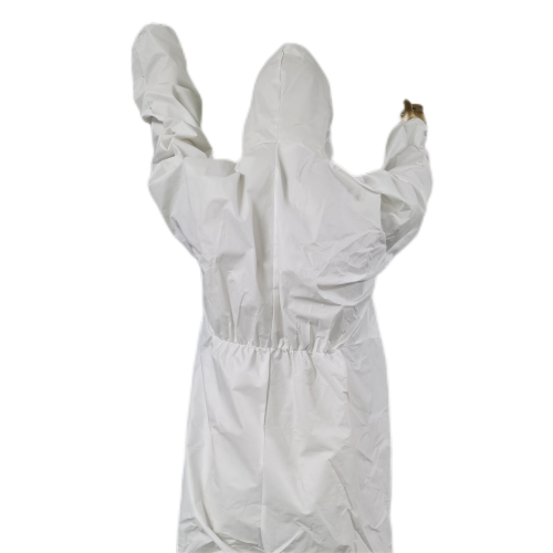 Disposable nonwoven isolation coverall