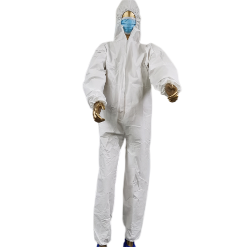 Disposable nonwoven isolation coverall