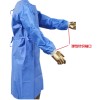 Disposable nonwoven reinforced isolation gown Non Sterile 120cm*120cm